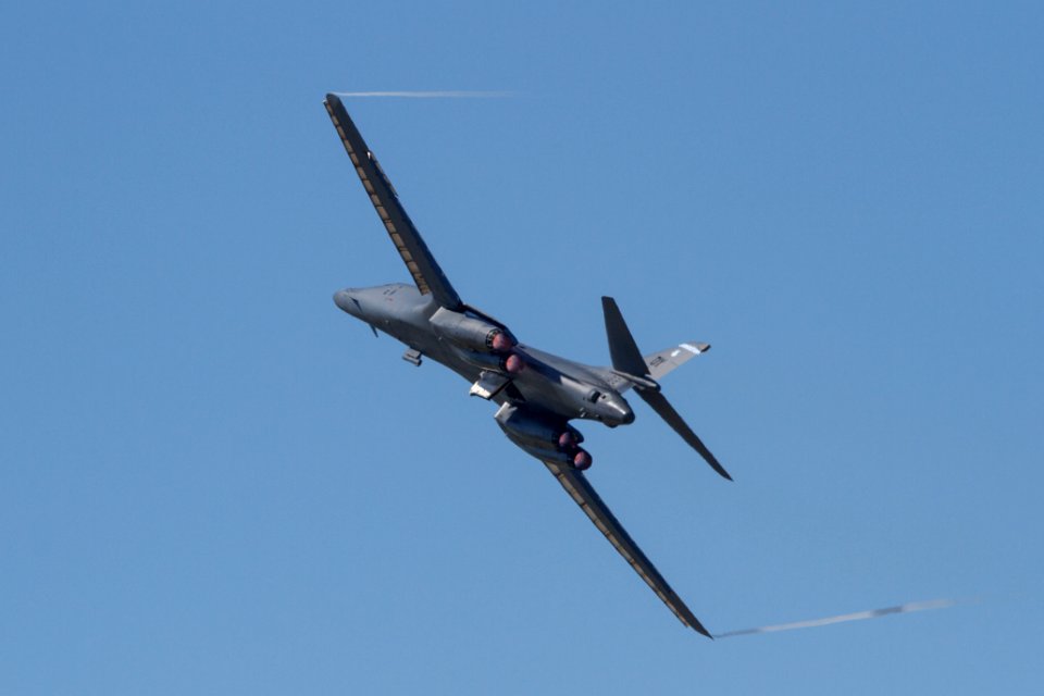 B-1 Lancer Afterburner Take Off Dyess AFB Air Show 2015