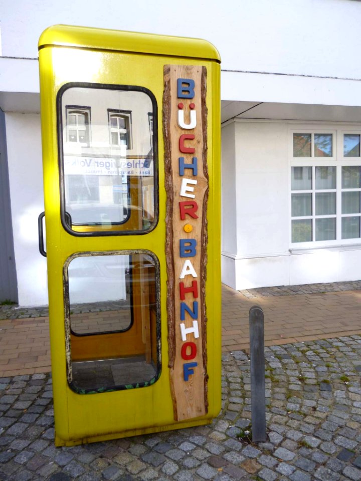 Bücherbahnhof in Schleswig-Friedrichsberg
