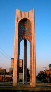 Azadi square in Morning - Nishapur 14