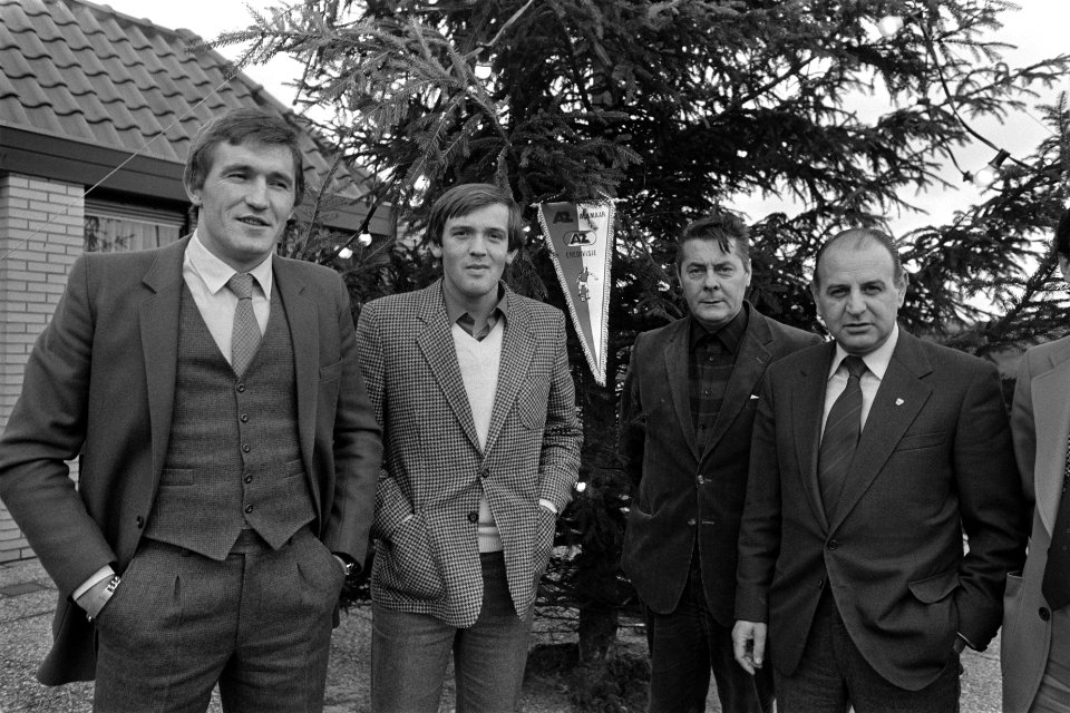 AZ67 tegen Joegoslavische Radnicki voor Europacup-III, in Heilo keeper Pantelic,, Bestanddeelnr 931-1962