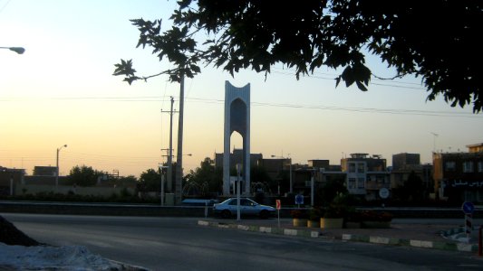 Azadi square in Morning - Nishapur 3