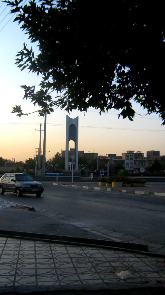 Azadi square in Morning - Nishapur 2