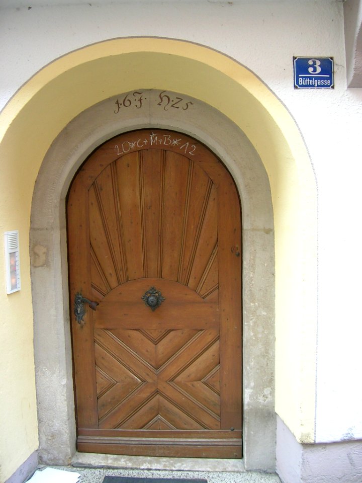 Büttelgasse 3 Eichstätt -Tür