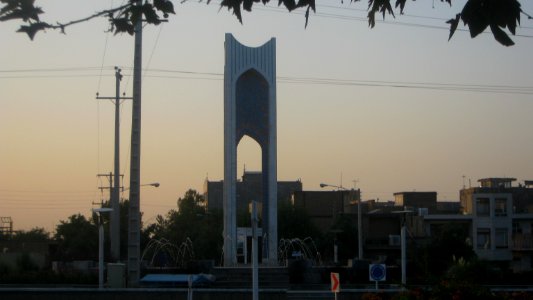 Azadi square in Morning - Nishapur 5