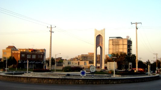 Azadi square in Morning - Nishapur 9
