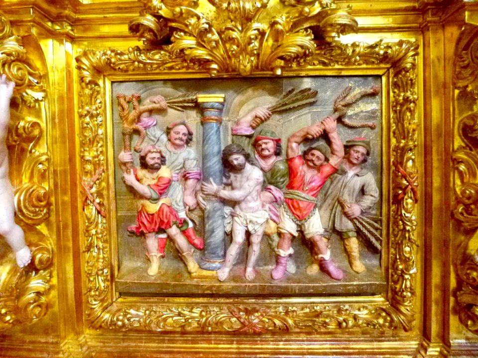 Autol - Iglesia de San Adrián y Santa Natalia, retablo del Santo Cristo 08