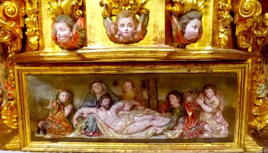 Autol - Iglesia de San Adrián y Santa Natalia, retablo del Santo Cristo 09