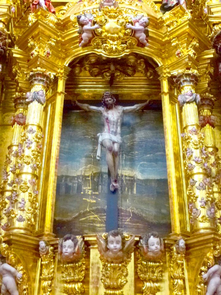 Autol - Iglesia de San Adrián y Santa Natalia, retablo del Santo Cristo 06
