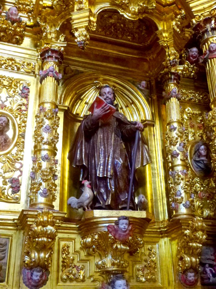 Autol - Iglesia de San Adrián y Santa Natalia, retablo del Santo Cristo 04