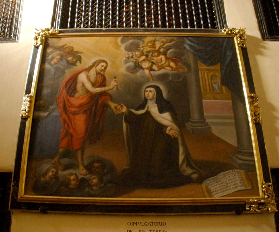 Avila - Monasterio de la Encarnacion 54 (Capilla donde Santa Teresa y San Juan de la Cruz cayeron en extasis)
