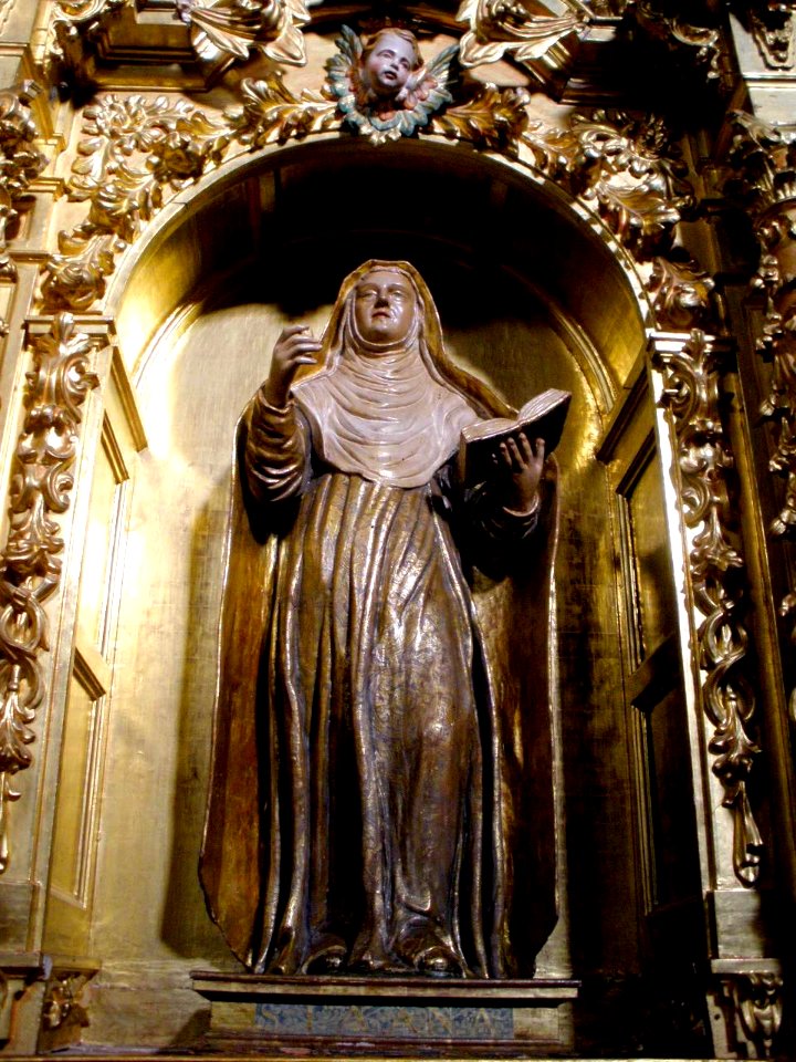 Avila - Monasterio de la Encarnacion 50 (Capilla donde Santa Teresa y San Juan de la Cruz cayeron en extasis)