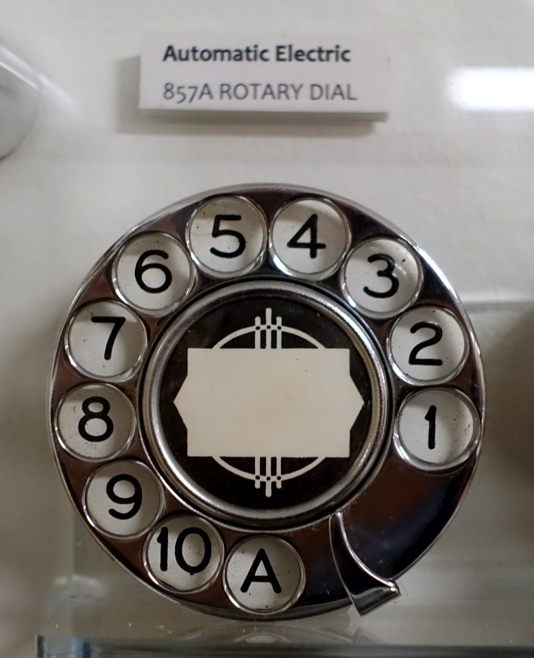 Automatic Electric 857A rotary dial - Telephone Museum - Waltham, Massachusetts - DSC08168
