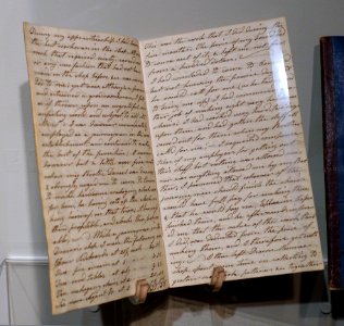 Autobiography by William Munroe 1778-1861, Concord, 1839, manuscript on paper with cardstock binding - Concord Museum - Concord, MA - DSC05819