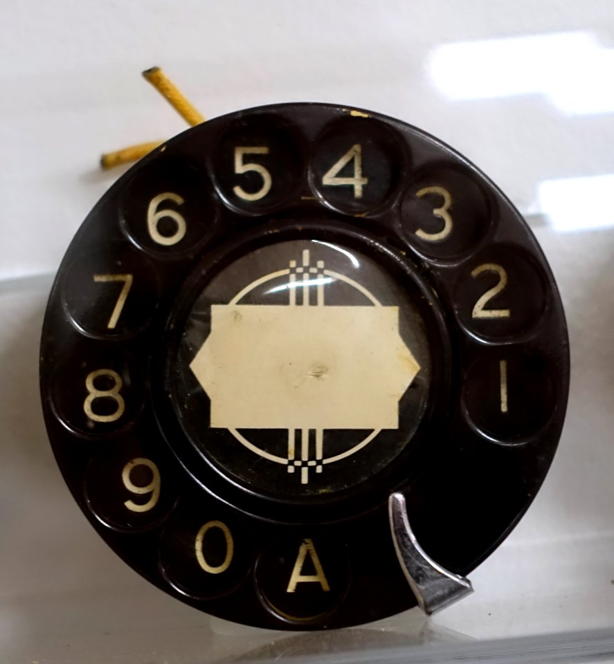 Automatic Electric rotary dial - Telephone Museum - Waltham, Massachusetts - DSC08169