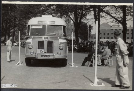 Autobussen, wedstrijden, Nederlandse Vereniging van Transportondernemingen, Bestanddeelnr 043-0726
