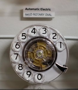 Automatic Electric 945D rotary dial - Telephone Museum - Waltham, Massachusetts - DSC08172