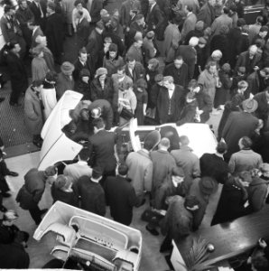 Autotentoonstelling in RAI te Amsterdam, de RAI binnen, Bestanddeelnr 914-8042