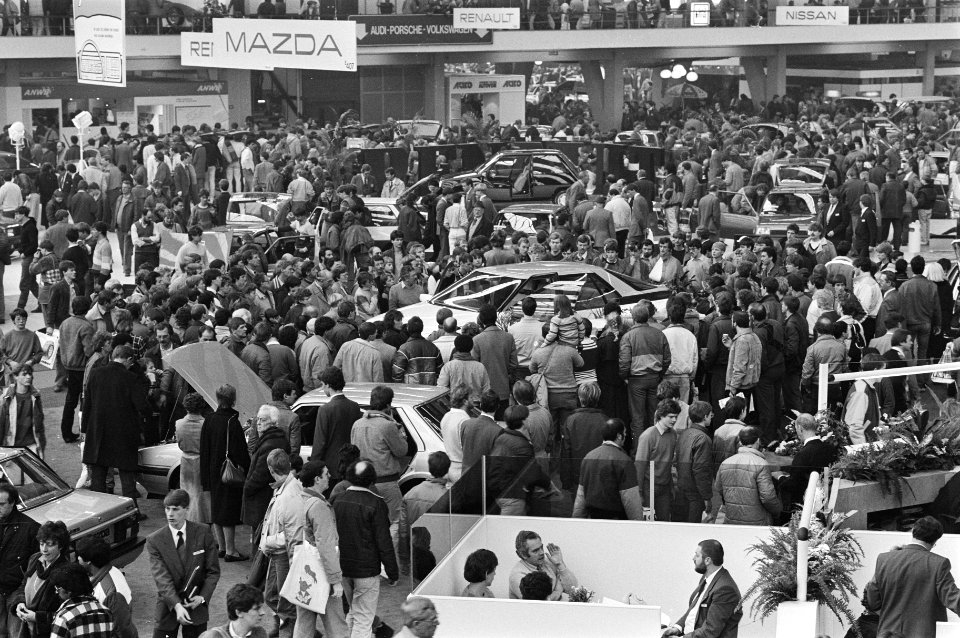 Auto RAI'85, grote drukte tijdens het eerste weekend, Bestanddeelnr 933-2324