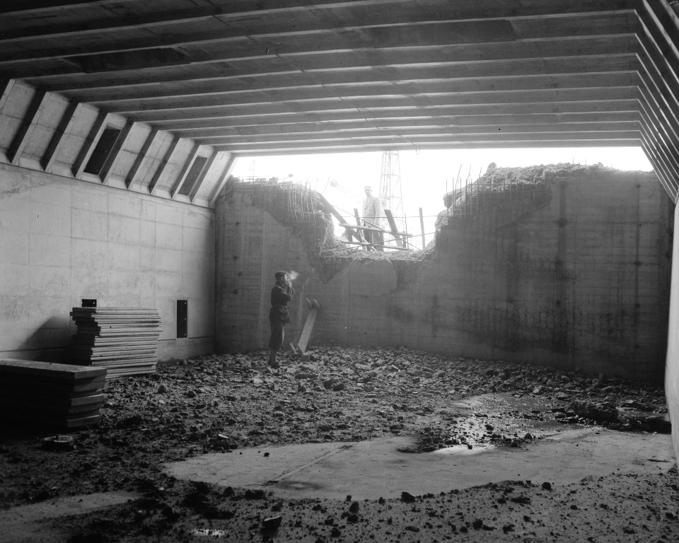Autotunnel Velsen exterieur Verwijderen kapwand in zuidelijk tunneldeel, Bestanddeelnr 907-9700