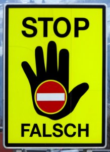 Autobahn AT, Stop Falsch, 1