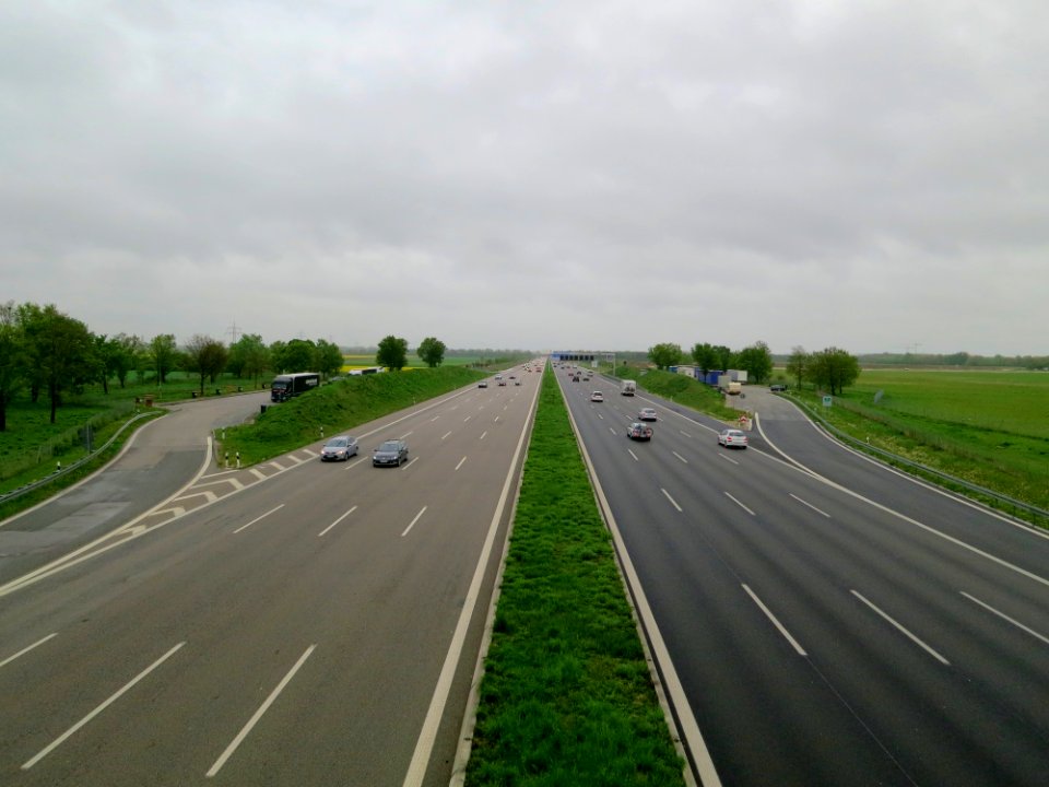 Autobahn A9 bei Eching