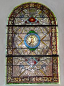 Auzouville-l'Esneval (Seine-Mar.) chapelle St.Étienne-le-Vieux, vitrail 08