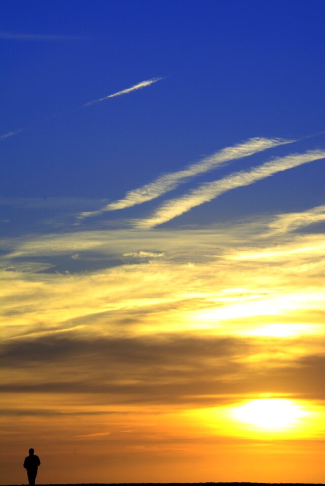 Man loneliness sky
