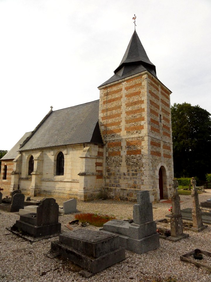 Auzouville-Auberbosc (Seine-Mar.) église (02)