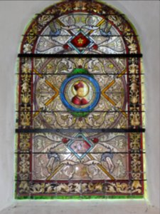 Auzouville-l'Esneval (Seine-Mar.) chapelle St.Étienne-le-Vieux, vitrail 09
