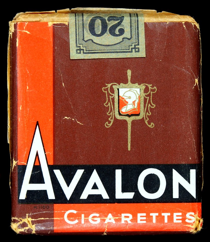 Avalon cigarettes pack, front