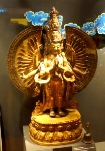 Avalokiteshvara, probably Tibetan - Etnografiska museet - Stockholm, Sweden - DSC01392
