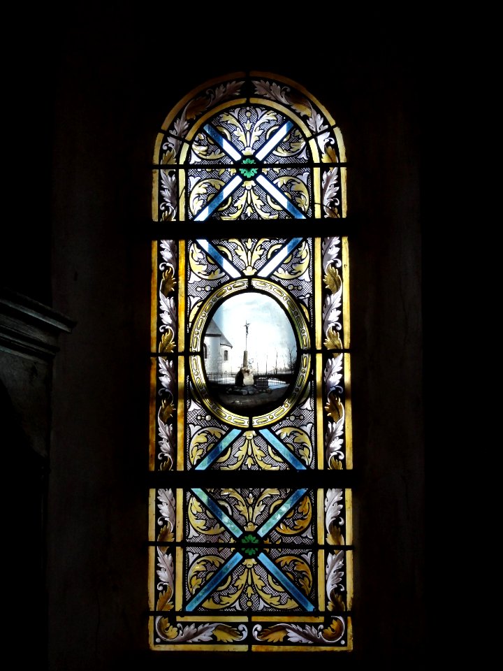 Auzouville-l'Esneval (Seine-Mar.) chapelle St.Étienne-le-Vieux, vitrail 10