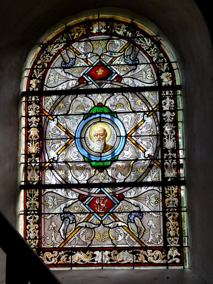 Auzouville-l'Esneval (Seine-Mar.) chapelle St.Étienne-le-Vieux, vitrail 03