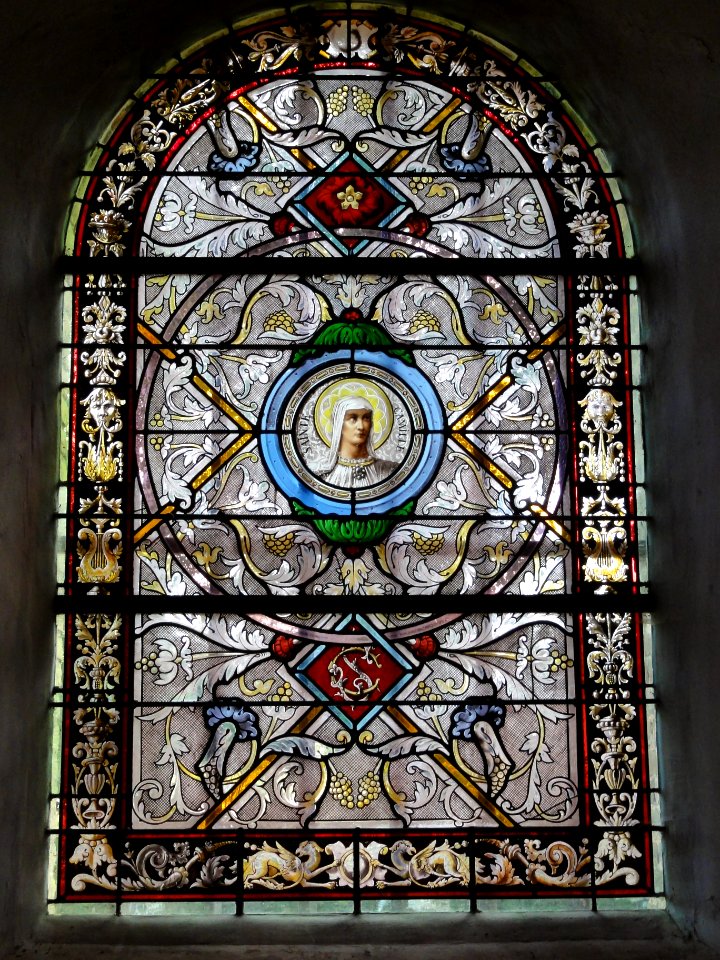 Auzouville-l'Esneval (Seine-Mar.) chapelle St.Étienne-le-Vieux, vitrail 02