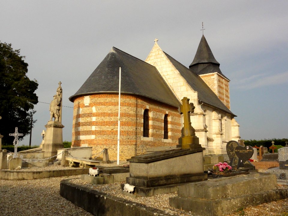 Auzouville-Auberbosc (Seine-Mar.) église (01)