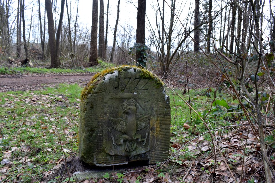 Avenwedde - Grenzstein Ravensberg, Amt Reckenberg - Ravensberger Seite