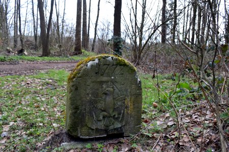Avenwedde - Grenzstein Ravensberg, Amt Reckenberg - Ravensberger Seite