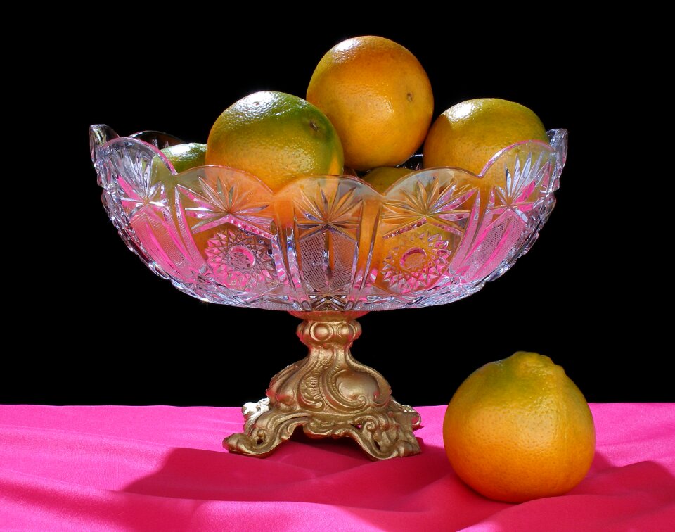 Still life with oranges