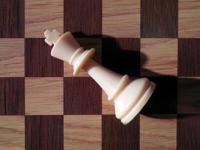 Chess game king matt photo