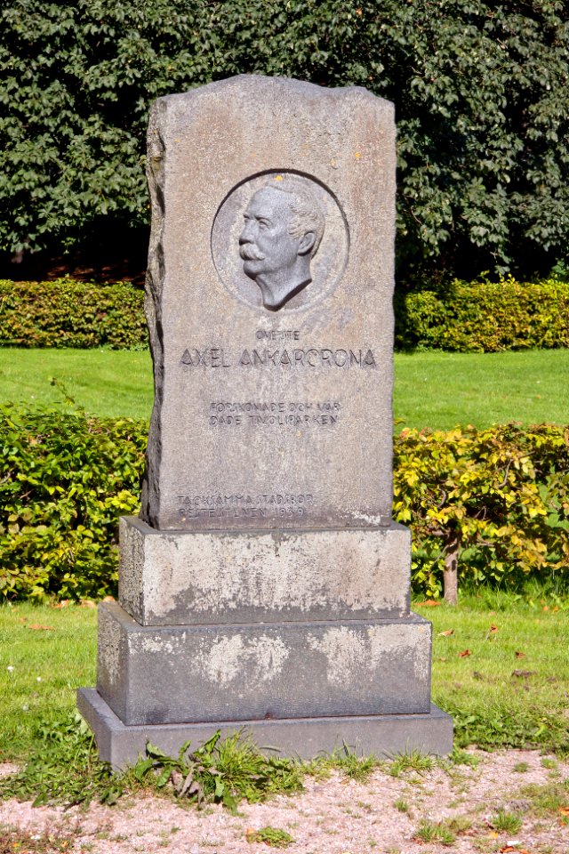 Axel Ankarcrona, minnessten