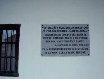 Avila - Convento de Nuestra Señora de Gracia 1