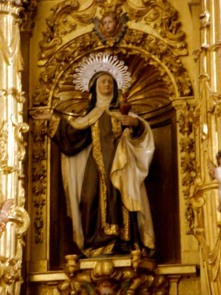Avila - Monasterio de la Encarnacion 66 (Capilla donde Santa Teresa y San Juan de la Cruz cayeron en extasis)