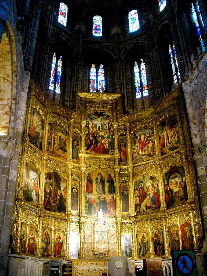 Avila - Catedral, interiores 29 (retablo mayor)
