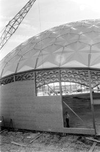 Aviodome op Schiphol in opbouw, Bestanddeelnr 922-5750