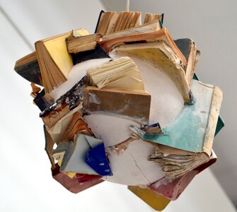 Book art art installation