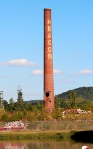 Aragon Mill chimney, October 2016