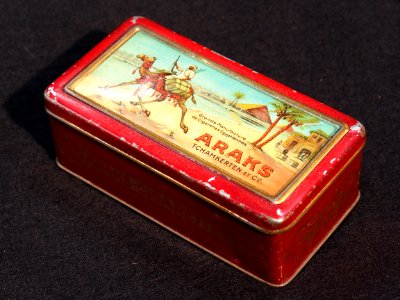 Araks cigarettes tin, pic3