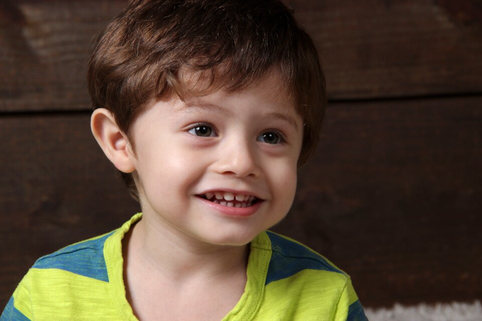 Smiling boy child
