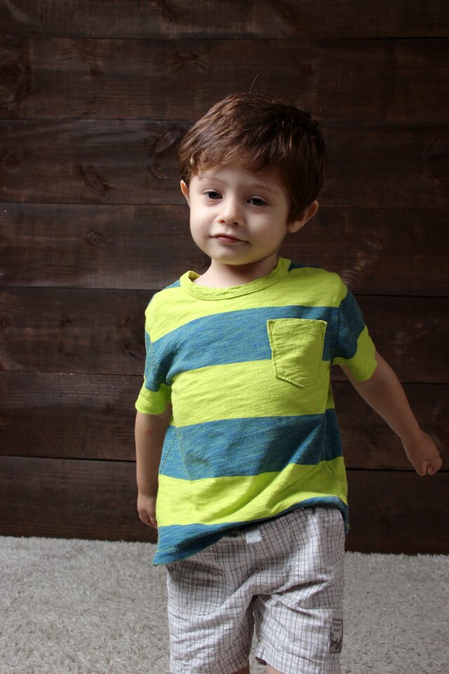 Boy children's day pose