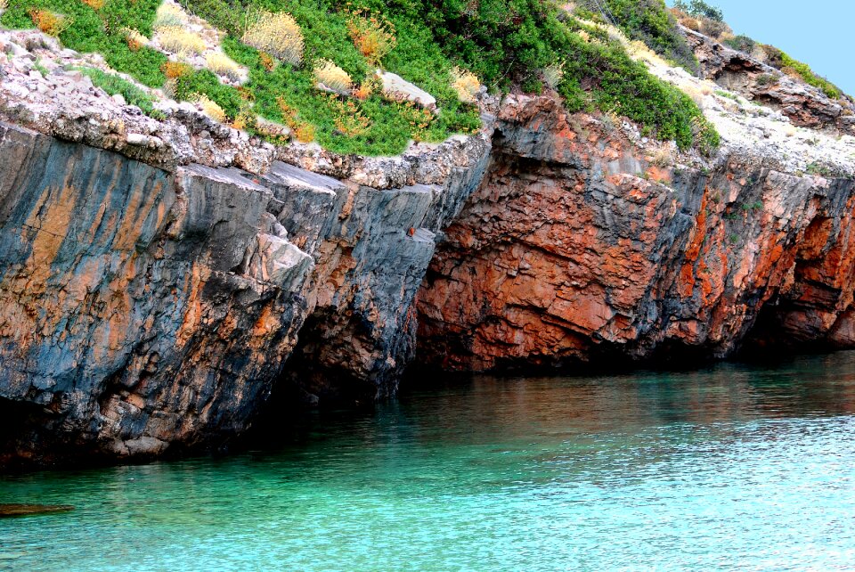 Summer color turquoise blue